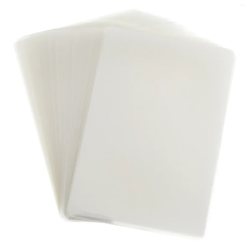 Gift Wrap 200 Pcs Transparent Stickers Laminating Film Paper Laminator Pouches Shrink Bag Lenticular Sheet