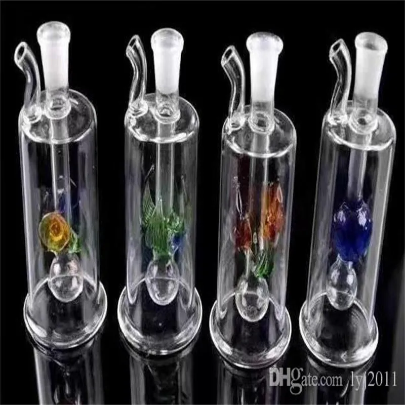 Narguilé en verre de fraise, pipes en verre en gros, bouteilles d'eau en verre, accessoires pour fumeurs, livraison gratuite