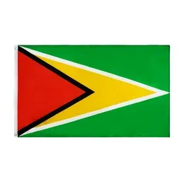 3x5Fts 90x150cm Guyanese National Flag Polyester Banner for Indoor Outdoor Decoration Direct Factory Wholesale