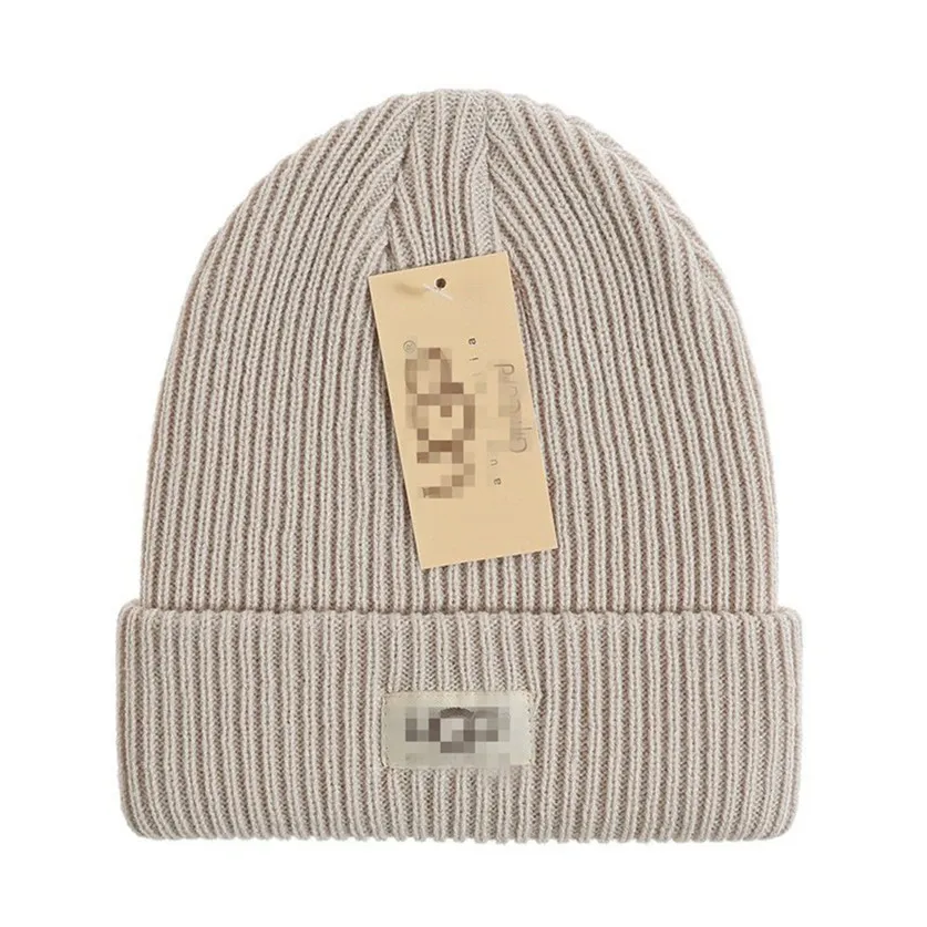 Nowa moda popularna dzianinowa czapka luksusowa czapka czapka zimowa unisex haftowe logo Ug Wool mieszane czapki G-10