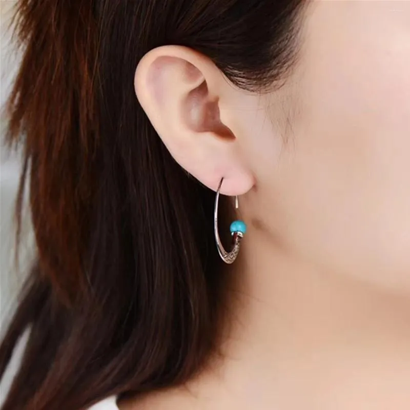 Boucles d'oreilles créoles pour femmes, bijoux de Style féerique, style thaïlandais Ol, tendance, pour filles