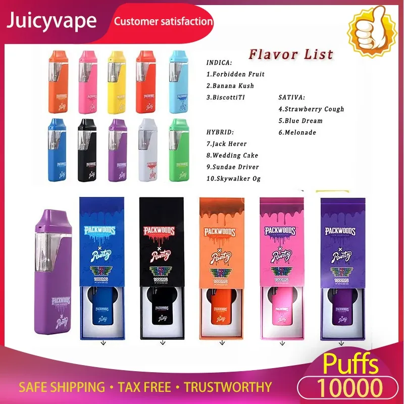 Authentic Packwoods X Runtz Packwood Disposable Vape Pens 1ml Pod