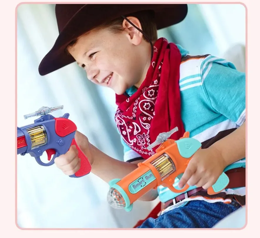 Children Toy Gun Projection Pistol Revolver Desert Eagle Smart Toy Gun ...