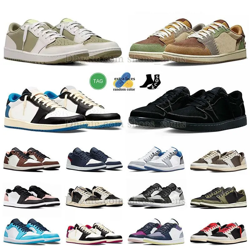 Hot Zion Williamson Voodoo 1S Basketball Shoes Mens Top Top Quality J1 J1S 1S Traviss Og Golf Olive Fierce Pink Quai 54 True Blue Cement Designer Sneakers