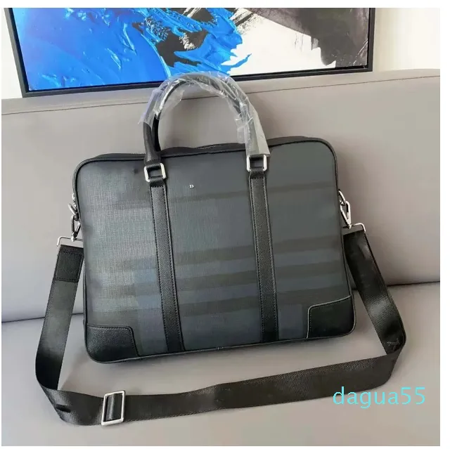 Designer Portfölj män Business Package Hots Sale Laptop Leather Handbag Messenger High Capacity Crossbody Handväskor Mångsidig bra trevlig gåva