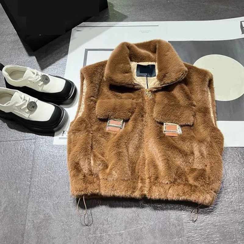 Warm Plush Vest Fashion Sleeveless Jacket for Men Women, Autumn/Winter  Casual Cotton Coat, Designer Couple Vest Hot Sale!