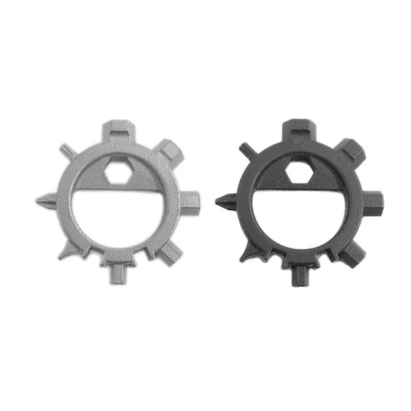 Portable 12 Function Screwdriver Key With Allen Key Ring Ideal For