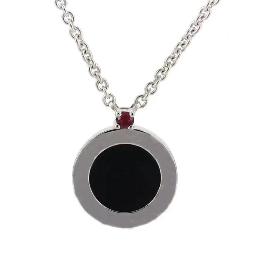 Классический высококачественный круглый кулон «Красный человечек», роскошное креативное регулируемое ожерелье, дизайн Jewelry301S