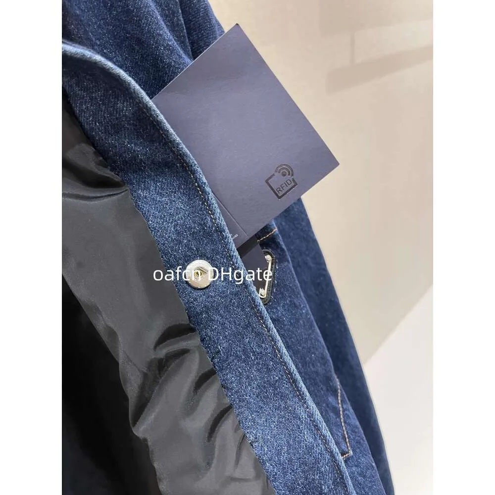 Designer Embroidered Denim New Look Jackets With Adjustable Waist Button  And Letter Patch 23SS Streetwear For Men From Oafcn, $131.98