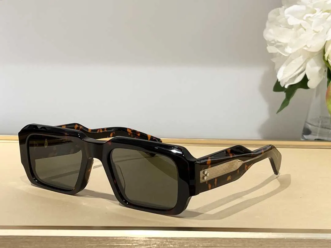 Occhiali da sole Occhiali quadrati di alta qualità Retro montatura rettangolare in acetato vintage per uomo guida designer Marie Women Mage scatola ottica qd1203 WU4H