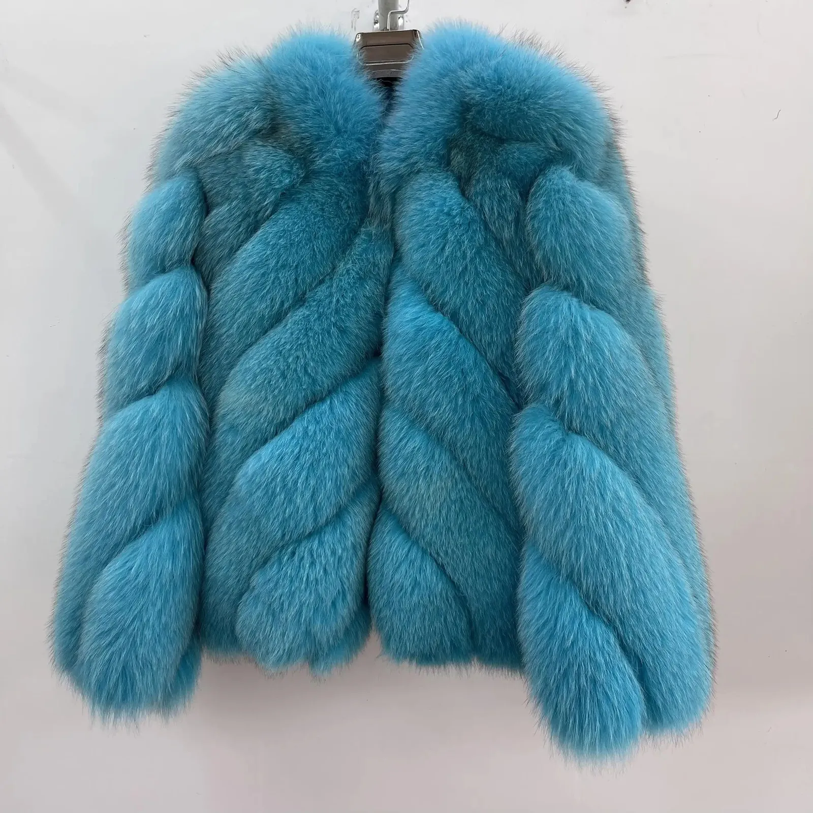 Pelliccia sintetica da donna FURTJY Cappotto reale Giacca da donna Inverno caldo personalizzato Lusso Liscio HighGrade Lady 231018