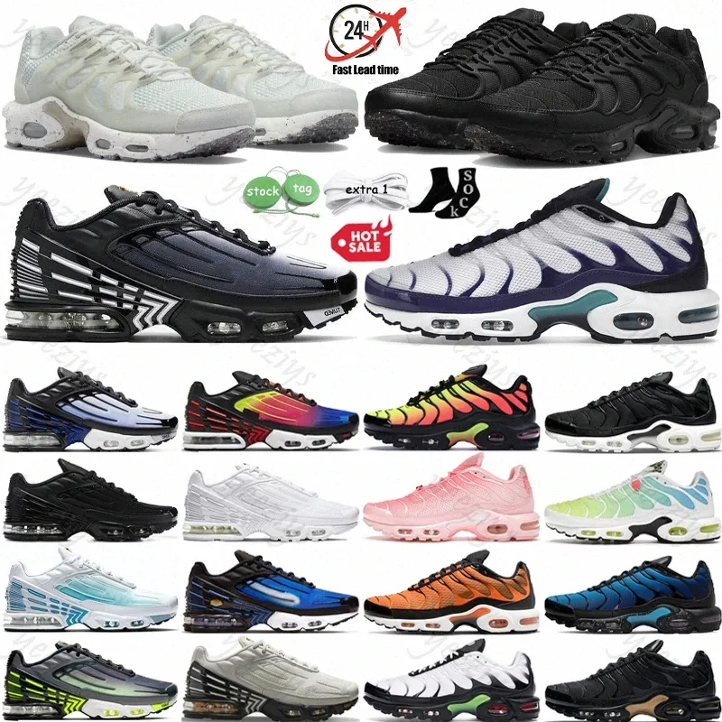 Tns plus 3 tn utilitaire terrascape atlanta berlin enfant requin Unity Gold Bullet Bred réfléchissant blanc raisin glace bleu Fury hommes femmes formateurs