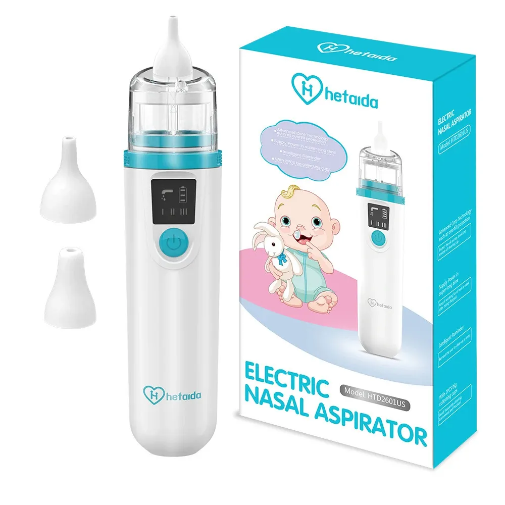 Aspiratorzy nosa# Hetaida Electric Baby Aspirator Bezpieczny komfortowy higieniczny krzemowy nos Aspiratorzy dla dzieci dzieci Bebe Healty 231019