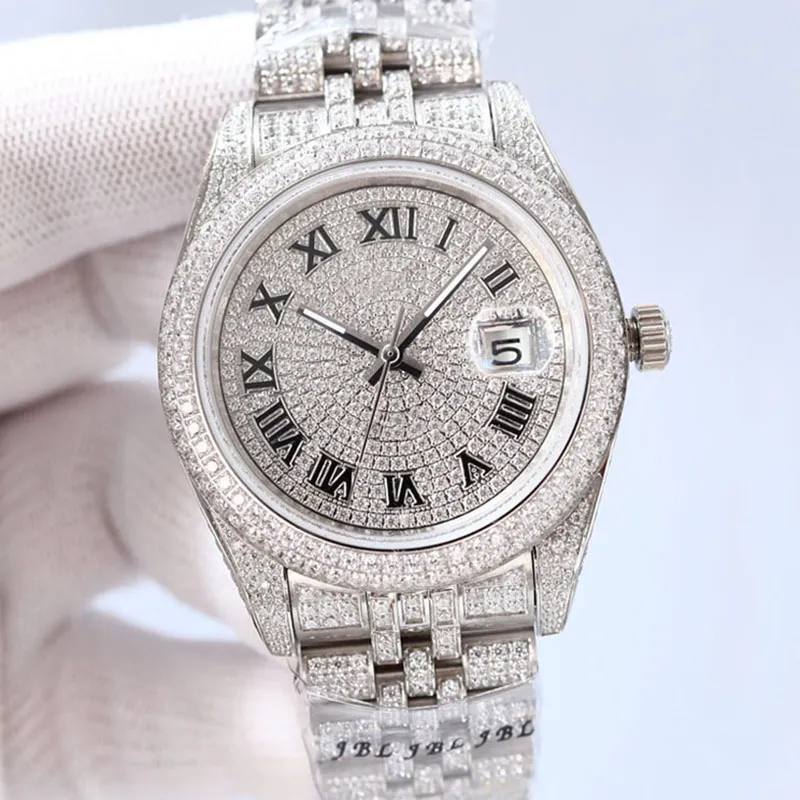 femmes rlx diamant designer montres mouvement automatique argent montres habillées en acier inoxydable saphir étanche lumineux couples classiques montres cadeaux