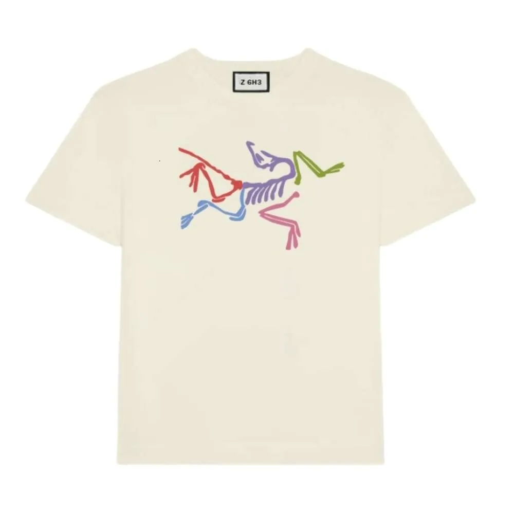 Arcterxy Designer T-shirt Originele kwaliteit T-shirt met korte mouwen voor mannen en vrouwen in dezelfde stijl Zomer Licht Luxe Lover Casual Loszittende top van puur katoen