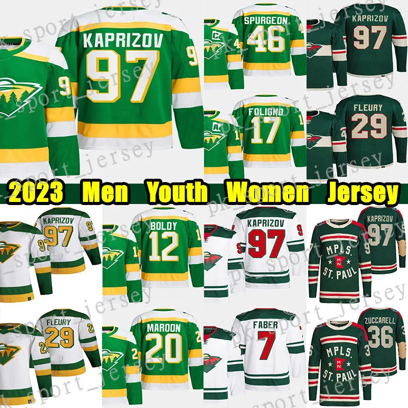 kaprizov youth jersey