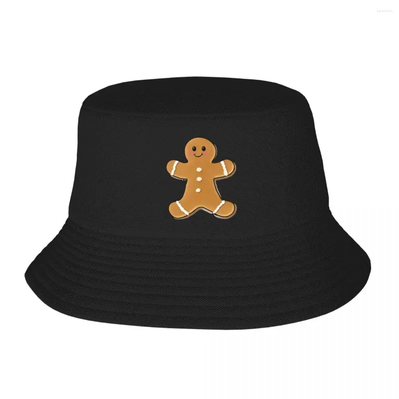 Baskar glad liten pepparkakor man hink hattar panama hatt barn bob cool fiskare fiske unisex mössor