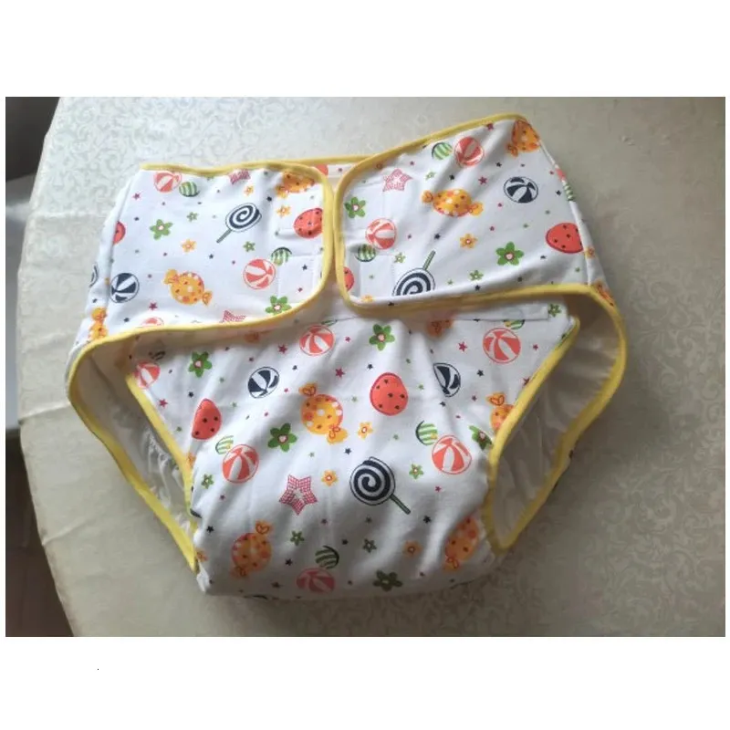 Adult Cloth Diapers Nappies: Washable, Sweet Sugar Printed Adult