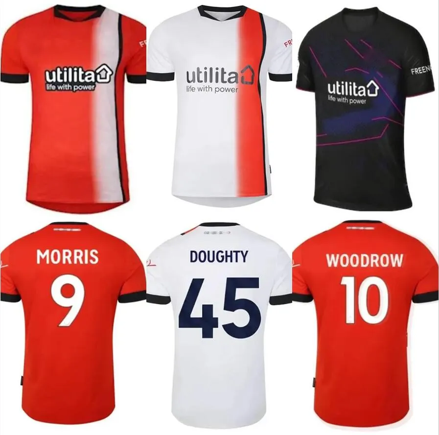 23 24 LuTOn ToWn maglie da calcio casa lontano terzo terzo 2023 2024 maglia da calcio MORRIS WOODROW maglia da calcio ADO BURKE CAMPBELL