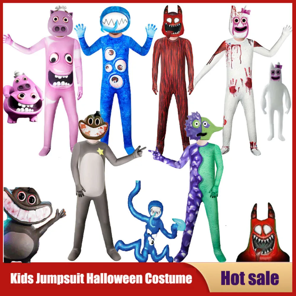 Cosplay Kids Garden of Ban Cosplay Kleding Horror Game Figuur Monster Jumpsuit Jongens Meisje Carnaval Prestaties Party Halloween Kostuum