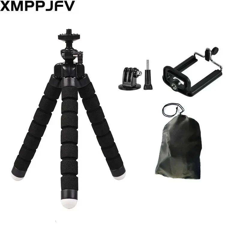 Gopro Hero 11 10 9 8 7 Black Max Flexible Mini Tocopus Tripod Accessories for Go Pro 6 5 Yi Eken Sjcam DbPower Akaso 231020のための三脚三脚