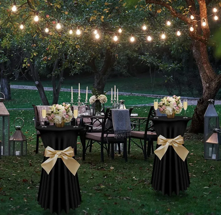 White Spandex Tablecloth - Stretch Lycra Table Cover for Wedding, Cocktail,  Banquet, Bar \u0026 Party Decor - Fitted Table Linen from Dhgate Table Cloth -  price 46.49, image size:938x913