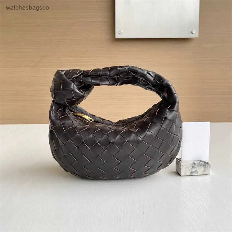 Sac à main Designer Sac Jodie Candy Véritable peau d'agneau avec logo Totes Tricot Femmes Mini Sacs fourre-tout Véritable Sac en peau de mouton Cloud Marque de mode YBGJG