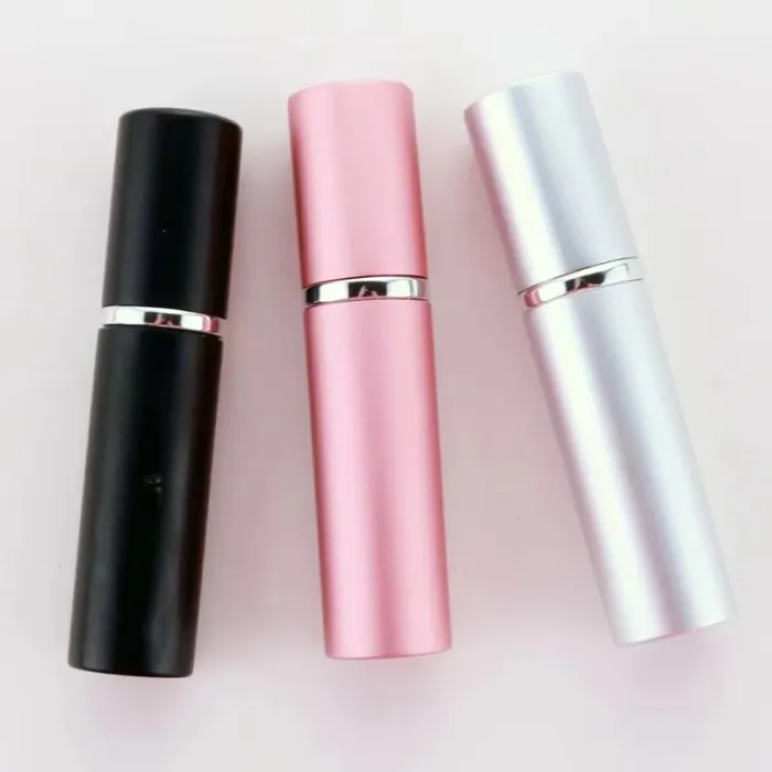 Party Favor 5ml Perfume Atomizer Bottle Portable Mini Aluminum Refillable Spray Perfume Bottles Makeup Containers For Traveler C2