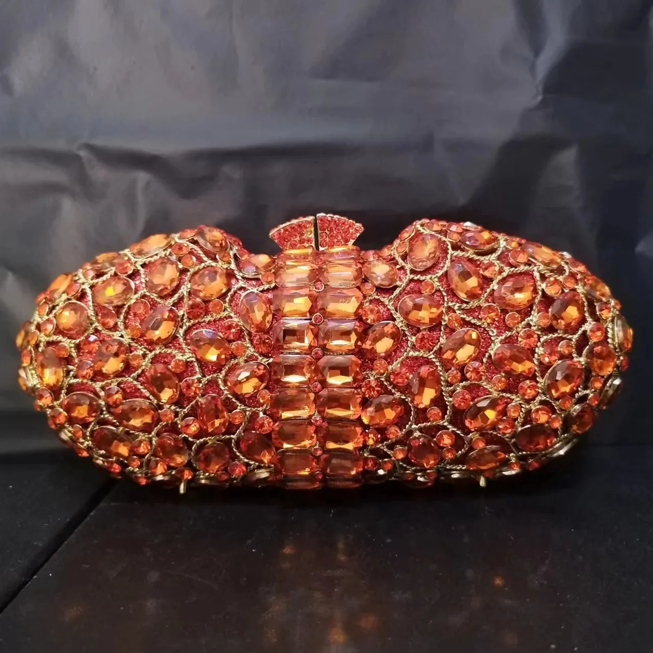 Avondtassen Dames Oranje/Paars Kristallen Clutch Roze/Rood/Geel Strass Avondportemonnees Voor Feest Bruiloft Koppelingen Tassen Steen Portemonnee 231019