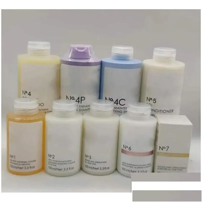 Shampoo Conditioner Haar Nr. 1/2/3/4/5/6/7 Voor Repareren Soepeler Bonding Olie Drop Levering Producten Verzorging Styling Dhqez