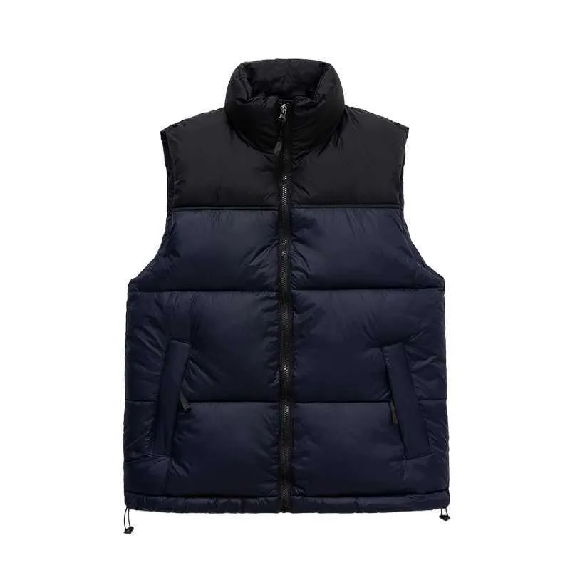 Värm ner herrar Casual Vests Black Vest XL Jackor Midja Design för man Bodywarmer Puffer Jacket Woman Outwear Fashion Winter Sleeveless 61DT3