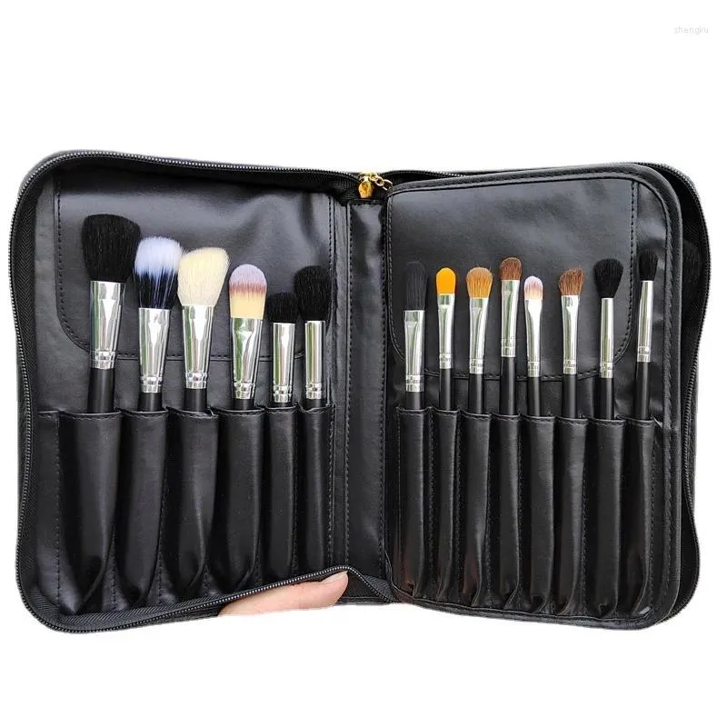 Ensemble de pinceaux de maquillage, 29 pièces, avec sac, outils de beauté professionnels pour le visage, complets recommandés par les artistes