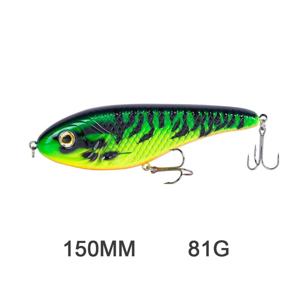 Hanlin Glide Jerkbait 7590120150mm Pike Hard Jerk Flathead Catfish Bait  Crankbait For Bass Fishing Muskie Lure With Wobbler Tackle From Ning07,  $8.82