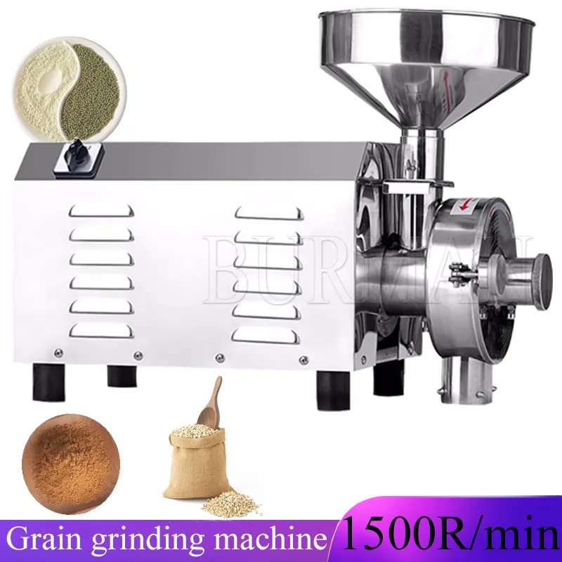 Electric Grain Grinding Machine with 1500R/min Speed and Adjustable 50 ...