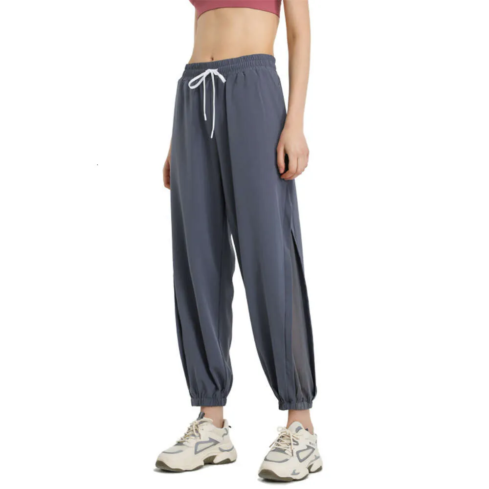 Lu Align Lu Pant Damen Yoga-Leggings, einfarbig, schnell trocknend, Sport-Damen, Freizeit, locker sitzende Lauf-Fitness-Hosen mit hoher Taille