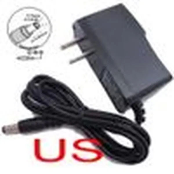 10pcs AC 100V240V Dönüştürücü Adaptörü DC 12V 1A 9V 1A 5V 2A 12V 500mA Güç Kaynağı Us Fiş 50pcs 100pcs Ücretsiz Ekspres Nakliye Zz