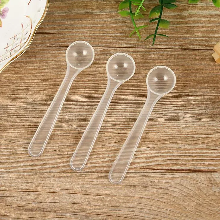 1g/2ml Plastic Measuring Spoon for Coffee Milk Protein Powder Kitchen Scoop SN5100