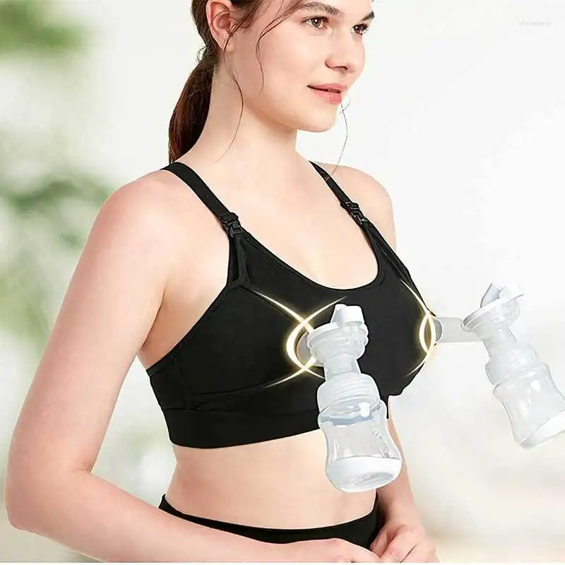 Underpants Handless Steel Rimless Breast Suction Bra With Adjustable Extension Button Seamless Pregnant Women Breastfeeding Underwear