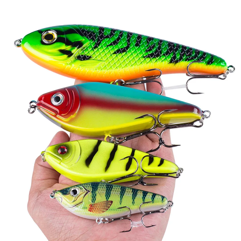 Betar lockar Hanlin Glide Jerkbait 7590120150mm Pike Hard Jerk Bait Crankbait Muskie Lures Fishing Lure Wobbler Bass Tackle 231020