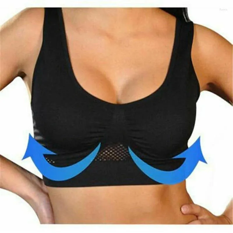 Yoga Outfit Soutien-gorge de sport sans couture Femmes Push Up Sport Top pour Fitness U Back Rembourré Bras Gilet Antichoc Courir Gym Entraînement