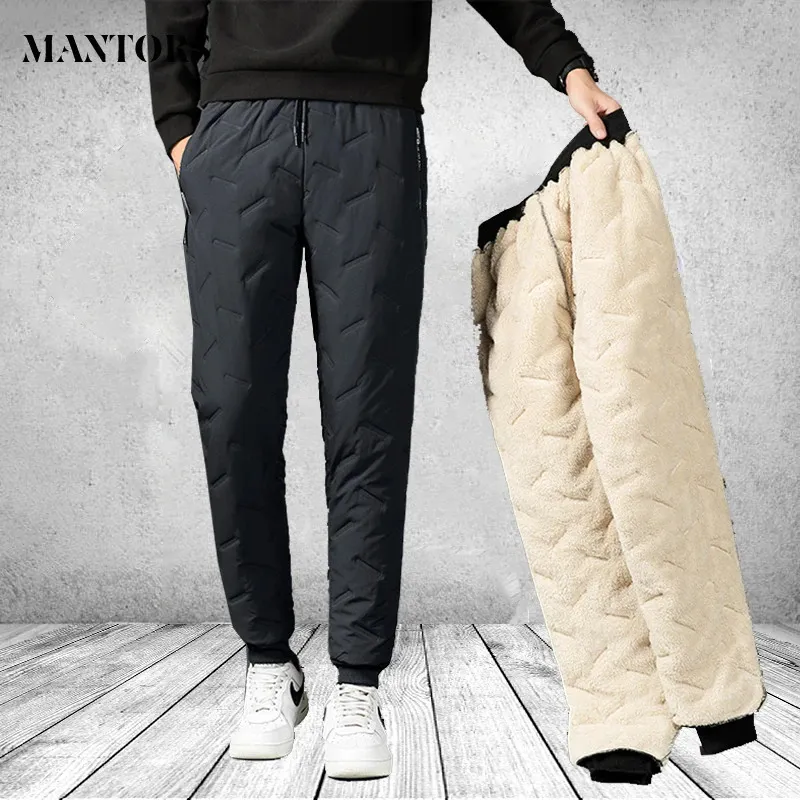 Pantaloni da uomo Piumini da uomo invernali da 20 gradi Pantaloni da esterno Maschili spessi e caldi imbottiti con fondo in neve Capispalla da uomo antivento oversize xfsddcg 231020