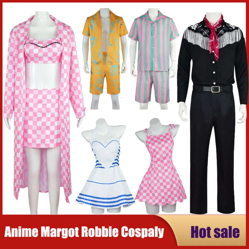 Cosplay film ken roll kostym anime margot robbie cospaly enhetlig klänning för vuxna barn kläder halloween carnival party strand slitage set