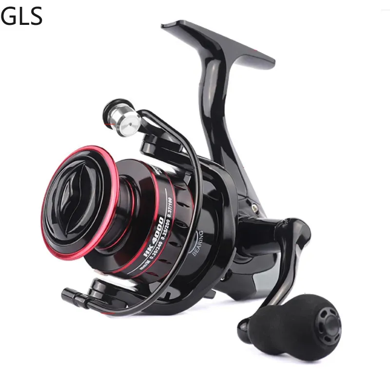 Baitcasting Reels HK1000-7000 MetalEVA gauche droite échange moulinet de pêche poignée 5.2 1 moulinet de filature à grande vitesse pêche à la carpe moulinet d'eau salée 231020