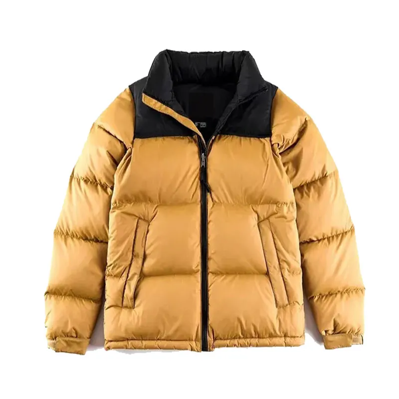 Neue Pufferjacke Paar Street Style Designer Mantel Männer Reißverschluss Persönlichkeit Oberbekleidung Winterjacke Hip Hop Lange Ärmel Einfarbiger Mantel Reißverschlüsse Windjacke Puffer