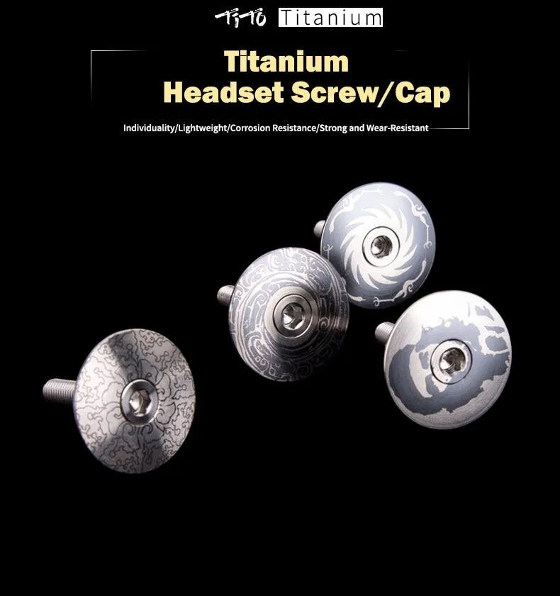 DHgate.com:Titanium M6x30 MTB Stem Top Cap Headset Screw Cap
