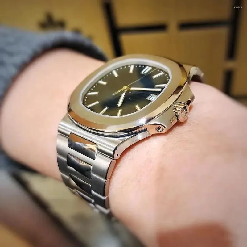 Armbanduhren Automatische Herrenuhren Original Pat-Phil Selbstaufzug Mechanisch Für Männer Wasserdicht Männlich Klassisches Design