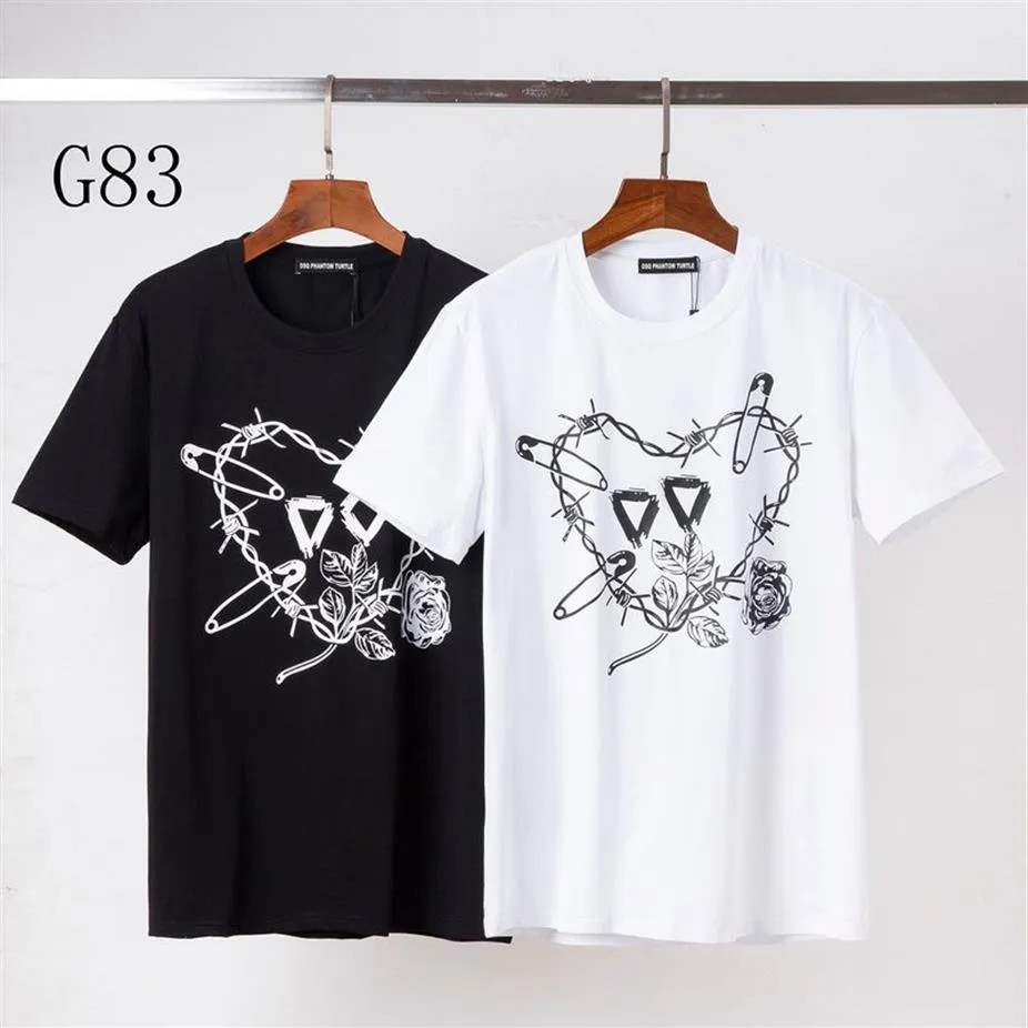 DSQ PHANTOM TURTLE Camisetas para hombre Camiseta de algodón con estampado del logotipo D Camisetas de diseñador para hombre Moda de verano Casual Streetwear To253U