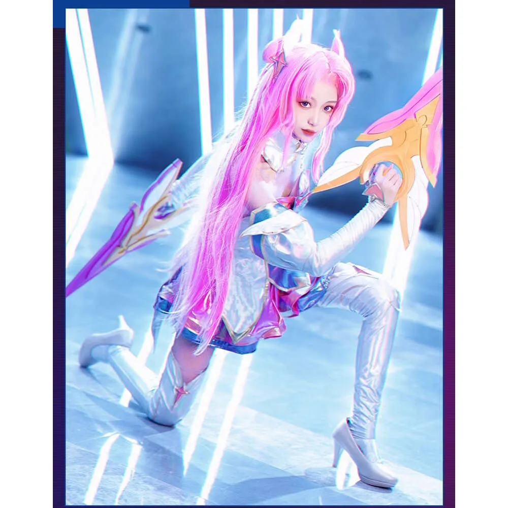 レディースコスプレの衣装、かつらを備えたキャラクターにインスパイア レディースコスプレの衣装、かつらを備えたキャラクターにインスパイア