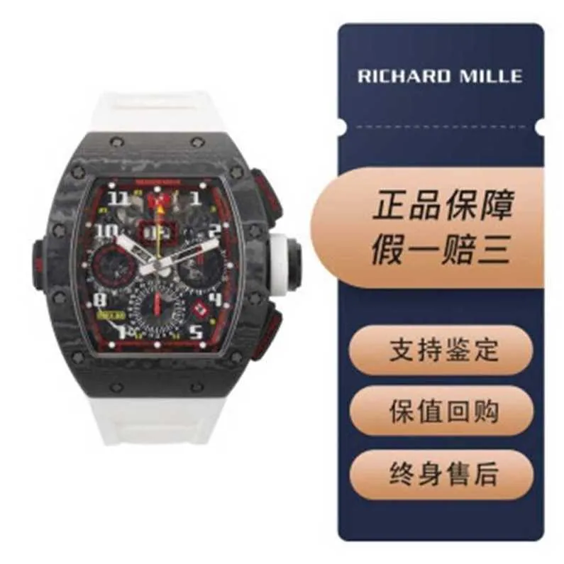 Swiss lyxiga armbandsur Richardmill Automatiska mekaniska klockor Mens Mills RM1102 Hong Kong Limited Edition Commemorative Mens Fashion Leisure Busin WN-AFF9