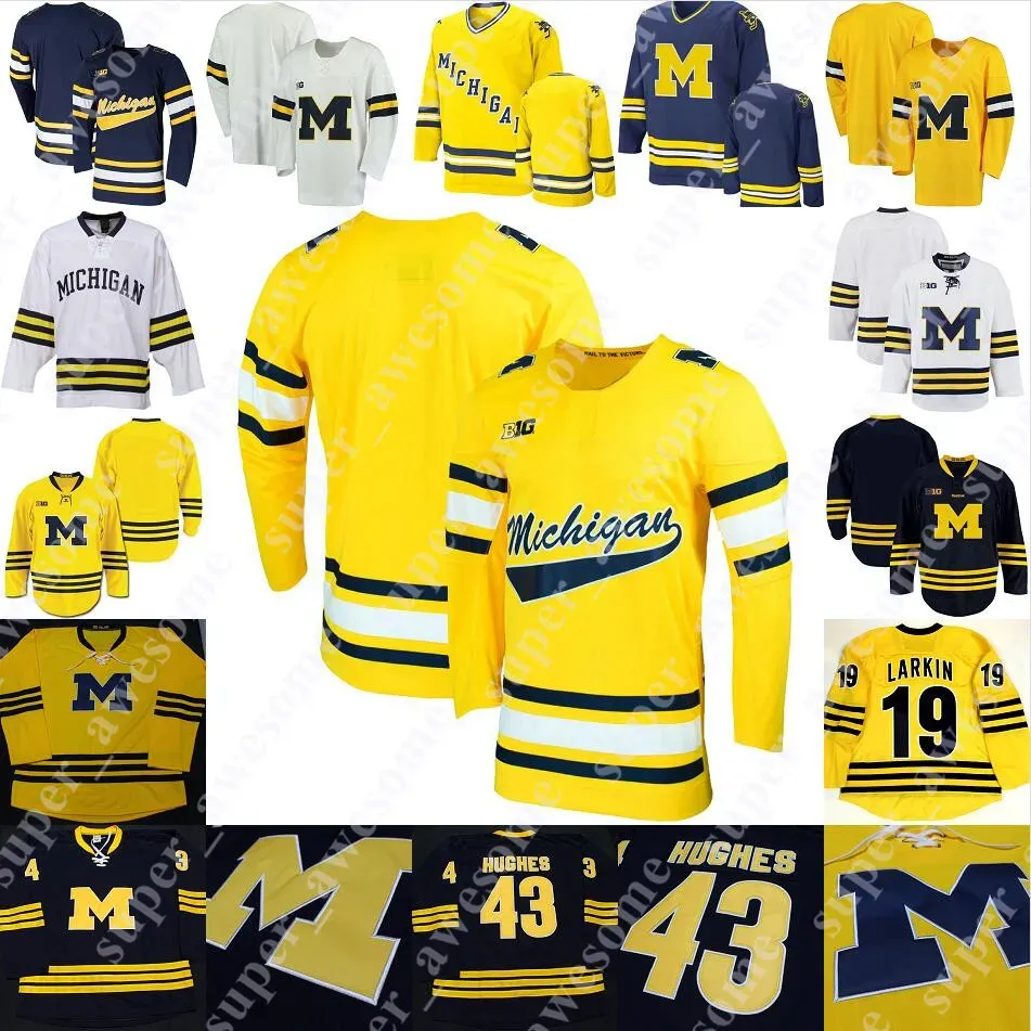 CUSTOM Michigan Wolverines Хоккейная майка Кайл Коннор Джейкоб Труба Макс Пасиоретти Карл Хагелин Брендан Моррисон Кевин Портер Ред Беренсон Зак